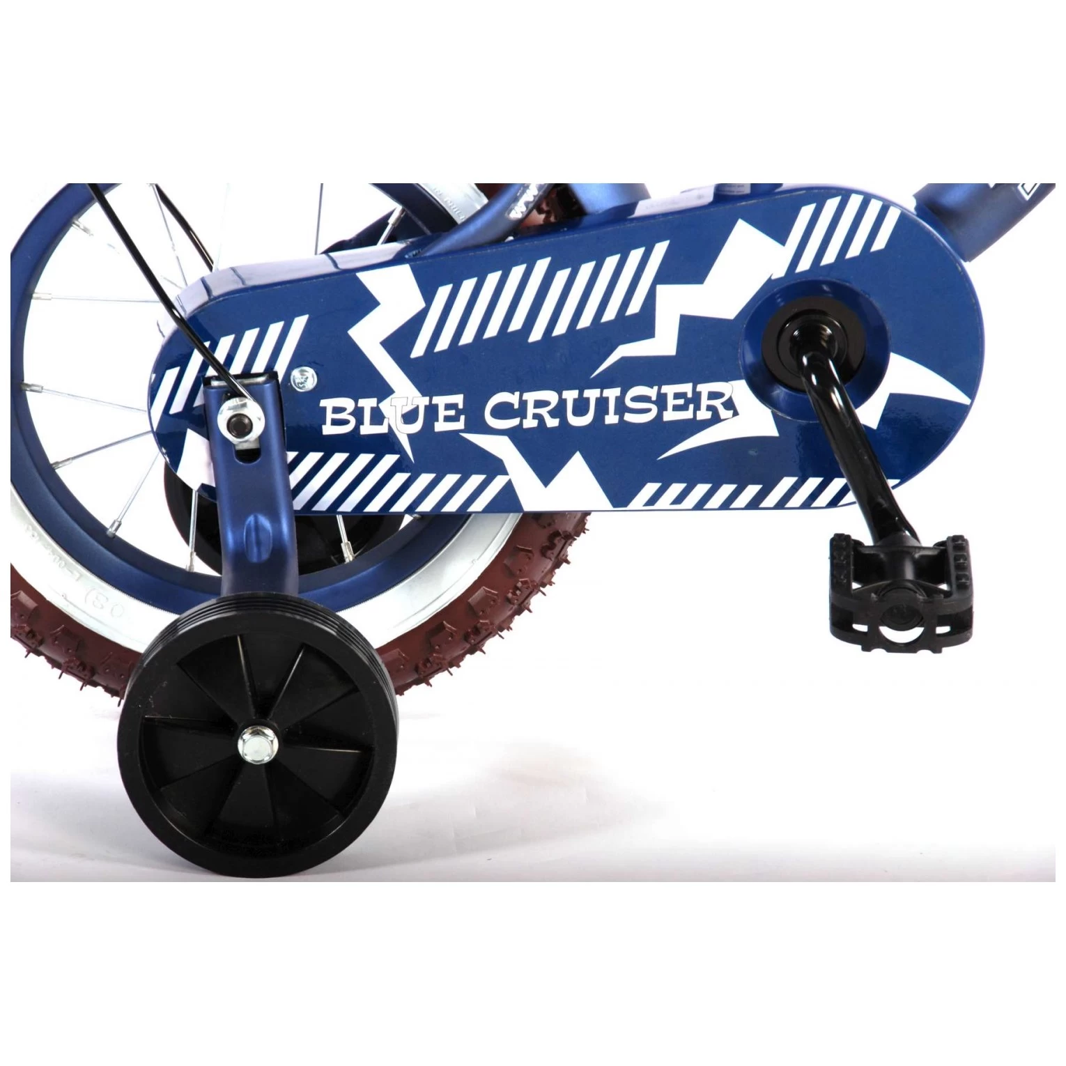 Volare Blue Cruiser Fiets - 12 Inch - Blauw 7 Volare Blue Cruiser Fiets - 12 Inch - Blauw - Afbeelding 5