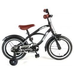 Volare Black Cruiser Fiets - 14 Inch - Zwart -Speelgoedwinkel Voor Buiten 1050661c