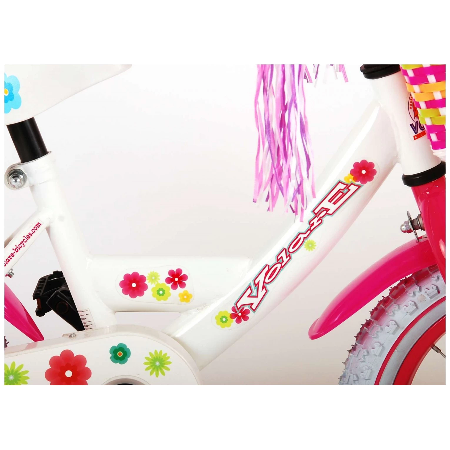 Volare Ashley Fiets - 14 Inch - Wit 10 Volare Ashley Fiets - 14 Inch - Wit - Afbeelding 8