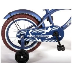 Volare Blue Cruiser Fiets - 14 Inch - Blauw -Speelgoedwinkel Voor Buiten 1050785j