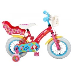 Volare Peppa Pig Fiets - 12 Inch - Roze - 2 Handremmen -Speelgoedwinkel Voor Buiten 1050867c