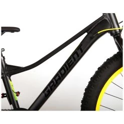 Volare Gradient Fiets - - 24" - Zwart Groen Geel - 7 Speed - -Speelgoedwinkel Voor Buiten 1050898g