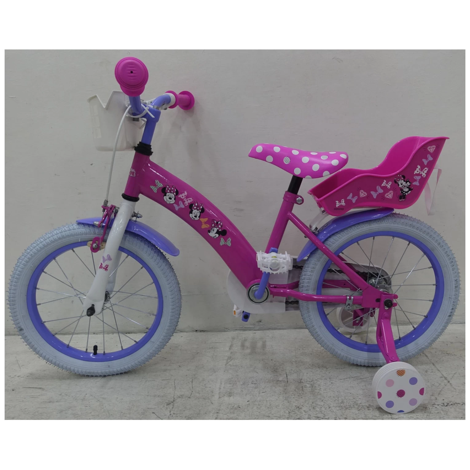 Volare Disney Minnie Cutest Ever! Fiets - 16 Inch - Roze 6 Volare Disney Minnie Cutest Ever! Fiets - 16 Inch - Roze - Afbeelding 4