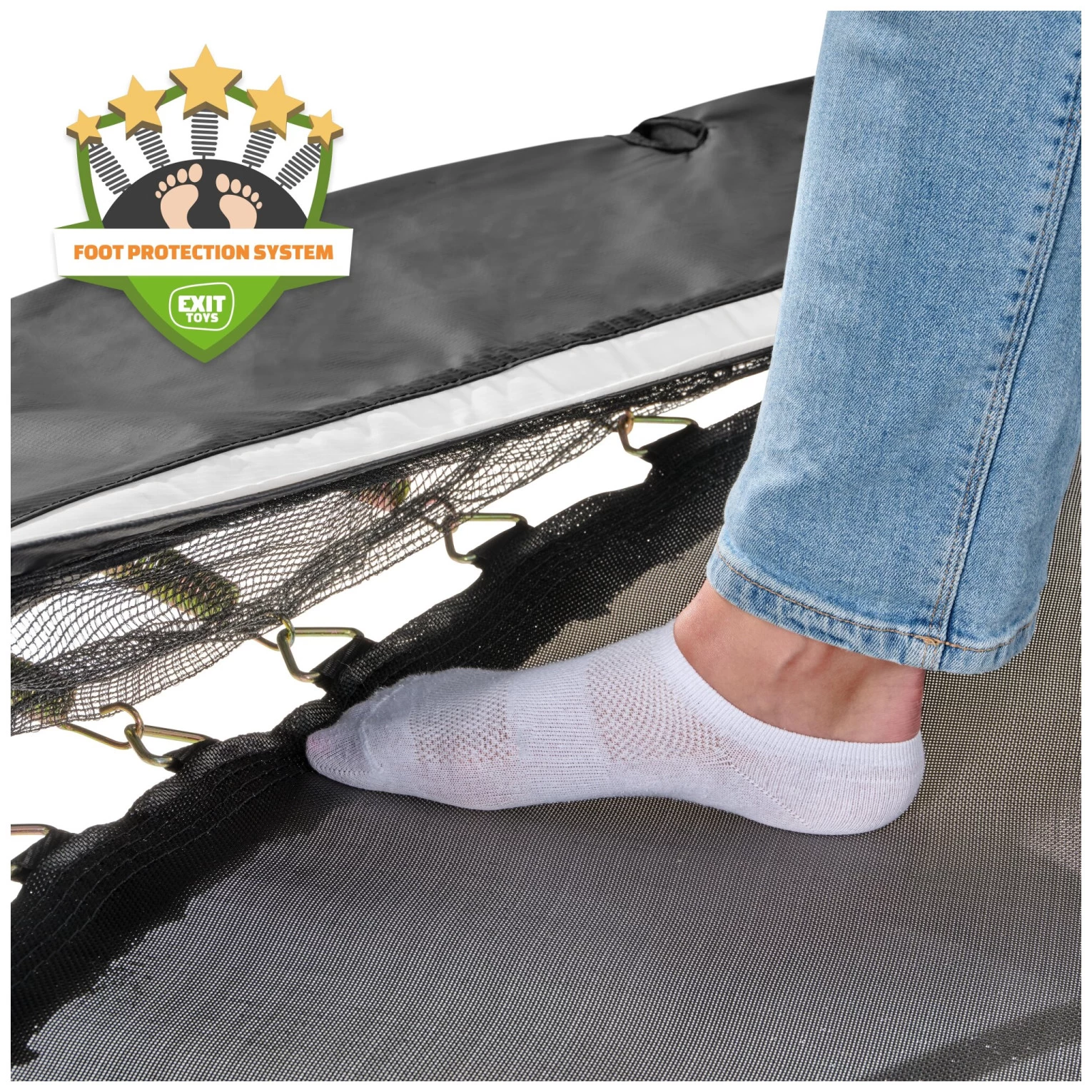 EXIT TOYS EXIT Lotus Premium Trampoline ø366cm - Zwart 5 EXIT TOYS EXIT Lotus Premium Trampoline ø366cm - Zwart - Afbeelding 3