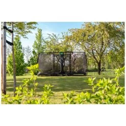EXIT TOYS EXIT Allure Classic Inground Trampoline 214x366cm - Zwart -Speelgoedwinkel Voor Buiten 1080557g
