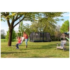 EXIT TOYS EXIT Allure Classic Inground Trampoline 214x366cm - Zwart -Speelgoedwinkel Voor Buiten 1080557h