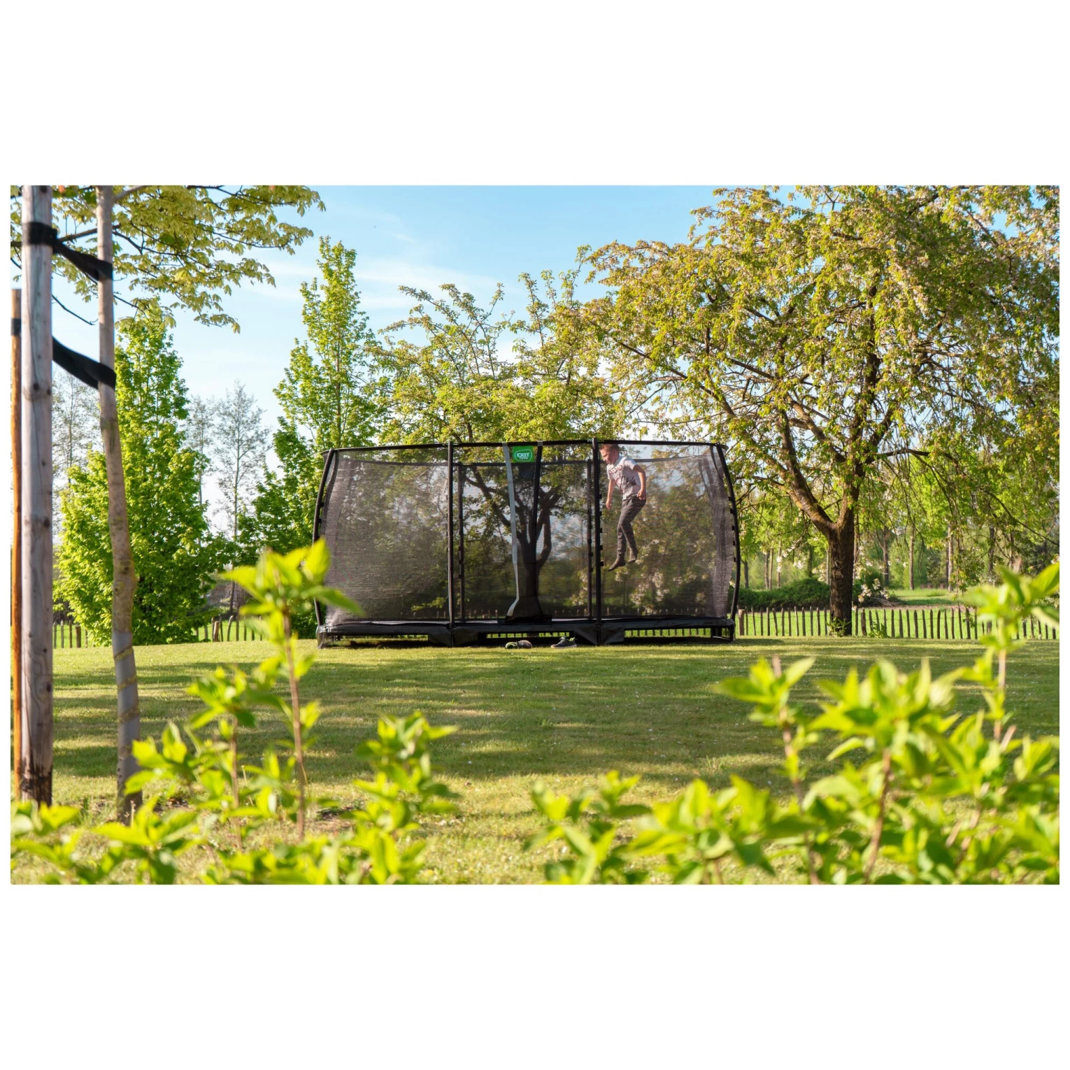 EXIT TOYS EXIT Allure Classic Inground Trampoline 214x366cm - Groen 9 EXIT TOYS EXIT Allure Classic Inground Trampoline 214x366cm - Groen - Afbeelding 7