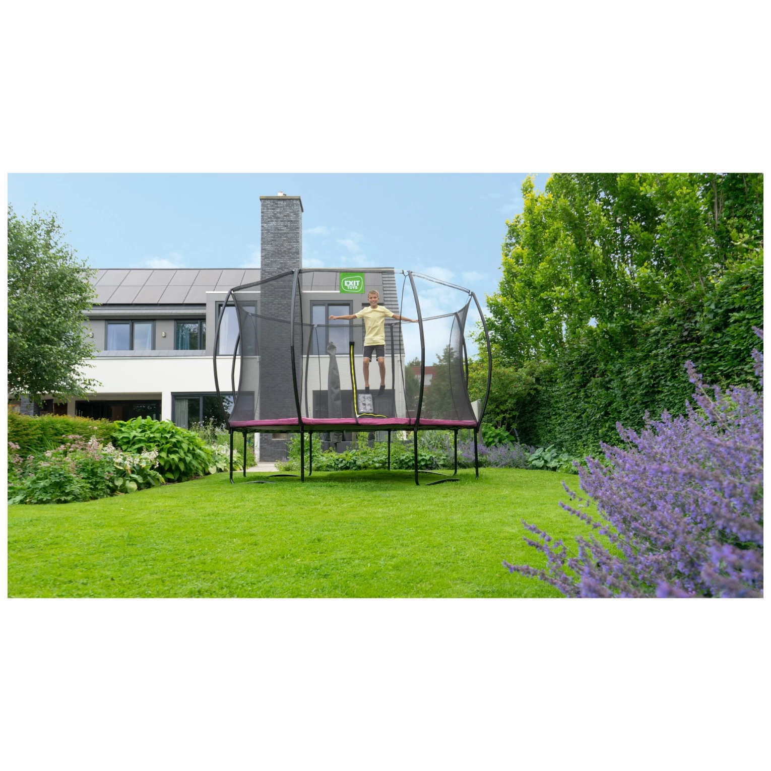 EXIT TOYS EXIT Silhouette Trampoline ø305cm - Roze 9 EXIT TOYS EXIT Silhouette Trampoline ø305cm - Roze - Afbeelding 7