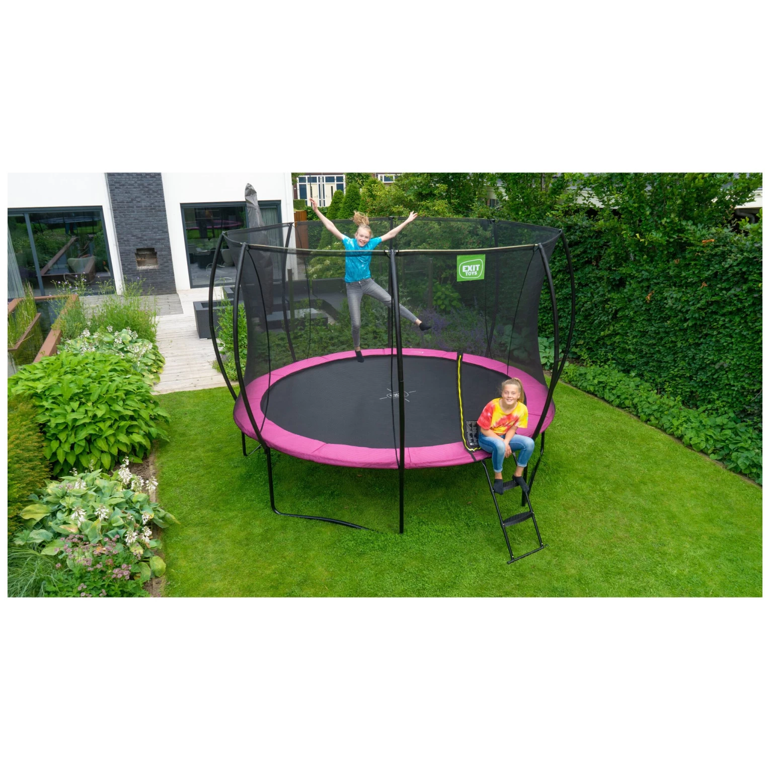 EXIT TOYS EXIT Silhouette Trampoline ø366cm - Roze 11 EXIT TOYS EXIT Silhouette Trampoline ø366cm - Roze - Afbeelding 9
