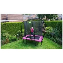 EXIT TOYS EXIT Silhouette Trampoline 153x214cm - Roze -Speelgoedwinkel Voor Buiten 1080618j
