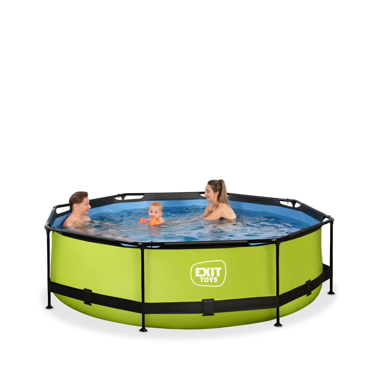 EXIT TOYS EXIT Lime Zwembad ø300x76cm Met Filterpomp - Groen 5 EXIT TOYS EXIT Lime Zwembad ø300x76cm Met Filterpomp - Groen - Afbeelding 3