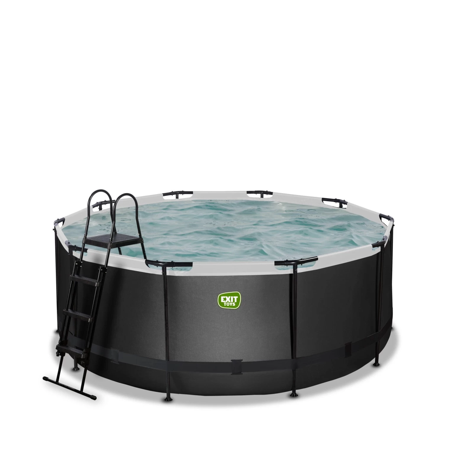 EXIT TOYS EXIT Black Leather Zwembad ø360x122cm Met Filterpomp - Zwar 3 EXIT TOYS EXIT Black Leather Zwembad ø360x122cm Met Filterpomp - Zwar