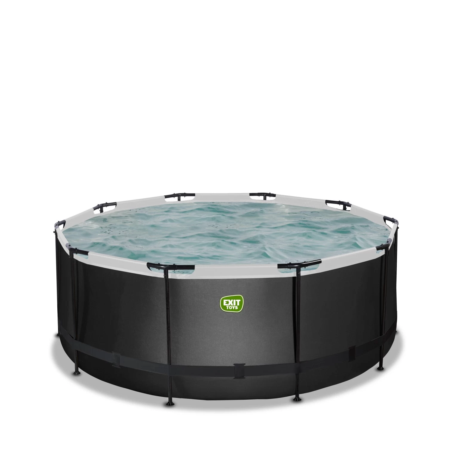 EXIT TOYS EXIT Black Leather Zwembad ø360x122cm Met Filterpomp - Zwar 4 EXIT TOYS EXIT Black Leather Zwembad ø360x122cm Met Filterpomp - Zwar - Afbeelding 2