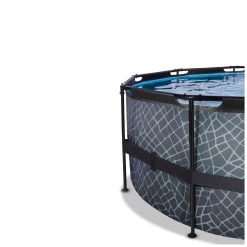 EXIT TOYS EXIT Stone Zwembad ø427x122cm Met Filterpomp - Grijs 14 EXIT TOYS EXIT Stone Zwembad ø427x122cm Met Filterpomp - Grijs -Speelgoedwinkel Voor Buiten 1080657c