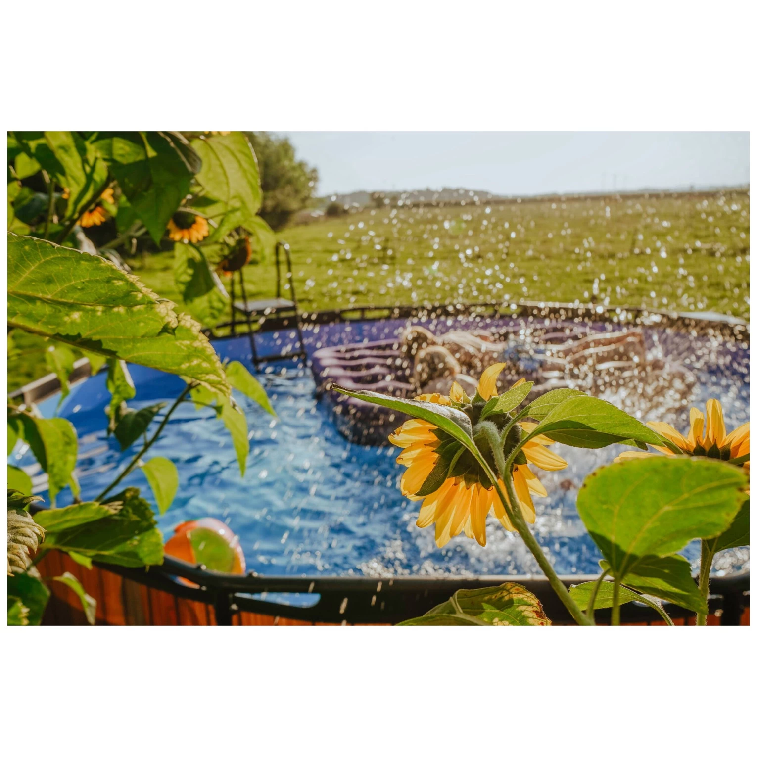 EXIT TOYS EXIT Wood Zwembad ø427x122cm Met Filterpomp - Bruin 11 EXIT TOYS EXIT Wood Zwembad ø427x122cm Met Filterpomp - Bruin - Afbeelding 9