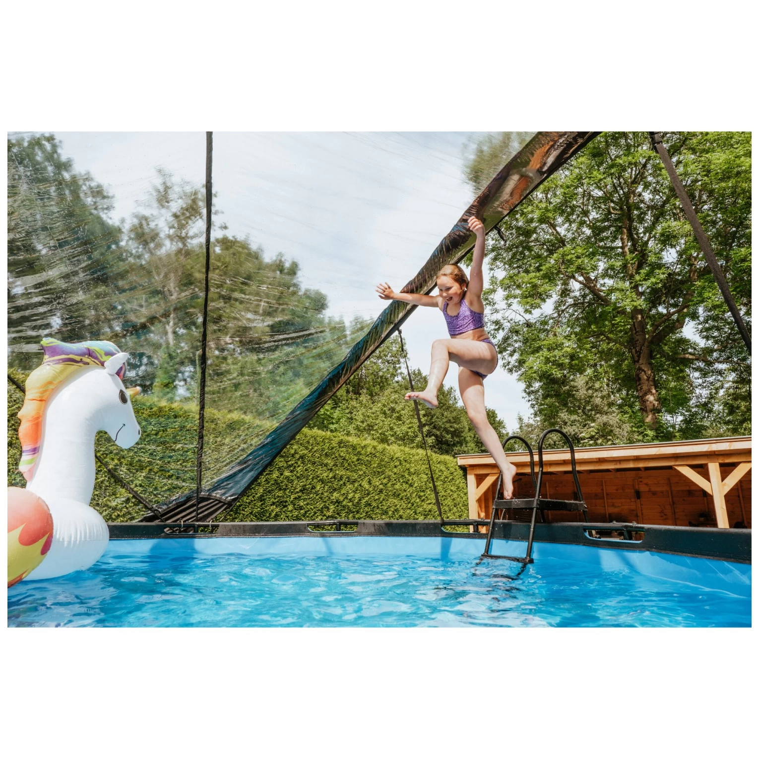 EXIT TOYS EXIT Zwembad Overkapping ø427cm - Universeel 9 EXIT TOYS EXIT Zwembad Overkapping ø427cm - Universeel - Afbeelding 7