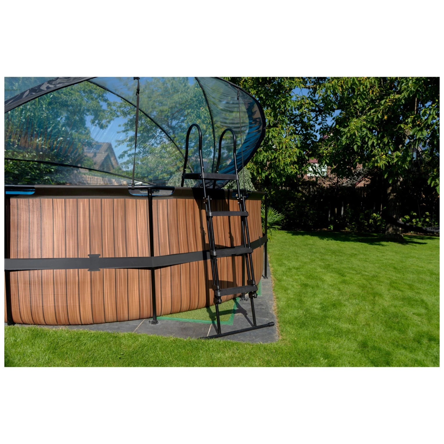 EXIT TOYS EXIT Zwembadtrap Voor Framehoogte Van 108-122cm - Zwart 9 EXIT TOYS EXIT Zwembadtrap Voor Framehoogte Van 108-122cm - Zwart - Afbeelding 7