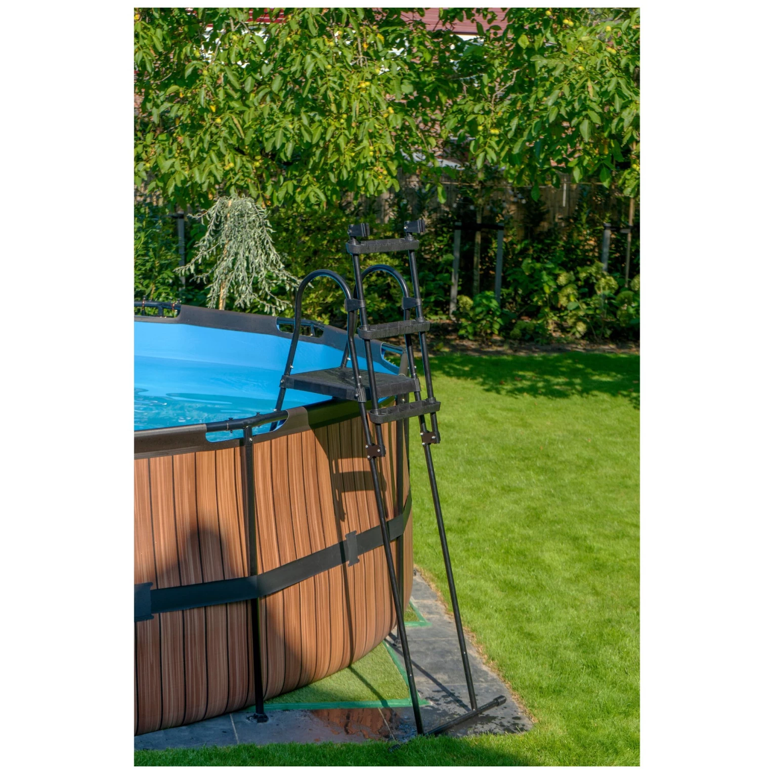 EXIT TOYS EXIT Zwembadtrap Voor Framehoogte Van 108-122cm - Zwart 11 EXIT TOYS EXIT Zwembadtrap Voor Framehoogte Van 108-122cm - Zwart - Afbeelding 9