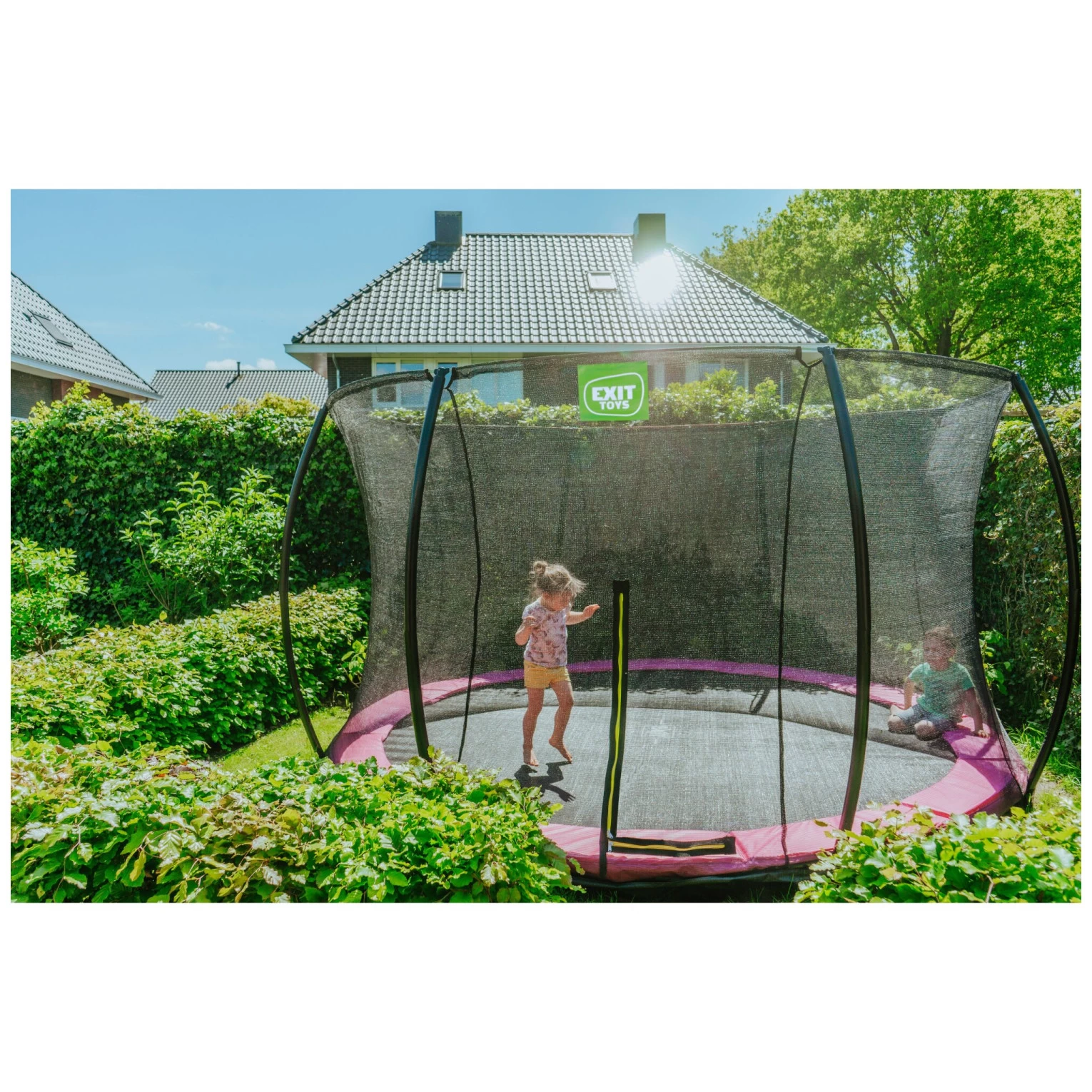 EXIT TOYS EXIT Silhouette Inground Trampoline ø427cm Met Veiligheidsn 9 EXIT TOYS EXIT Silhouette Inground Trampoline ø427cm Met Veiligheidsn - Afbeelding 7
