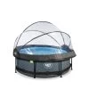 EXIT TOYS EXIT Stone Zwembad ø244x76cm Met Filterpomp En Overkapping -Speelgoedwinkel Voor Buiten 1080906a