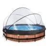 EXIT TOYS EXIT Wood Zwembad ø360x76cm Met Filterpomp En Overkapping - 2 EXIT TOYS EXIT Wood Zwembad ø360x76cm Met Filterpomp En Overkapping - -Speelgoedwinkel Voor Buiten 1080913a