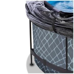 EXIT TOYS EXIT Stone Zwembad ø360x122cm Met Zandfilterpomp En Overkap -Speelgoedwinkel Voor Buiten 1080930e
