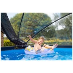 EXIT TOYS EXIT Stone Zwembad ø360x122cm Met Zandfilterpomp En Overkap -Speelgoedwinkel Voor Buiten 1080930j