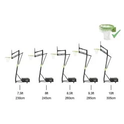 EXIT TOYS EXIT Galaxy Verplaatsbaar Basketbalbord Op Wielen Met Dunkring -Speelgoedwinkel Voor Buiten 1080980b