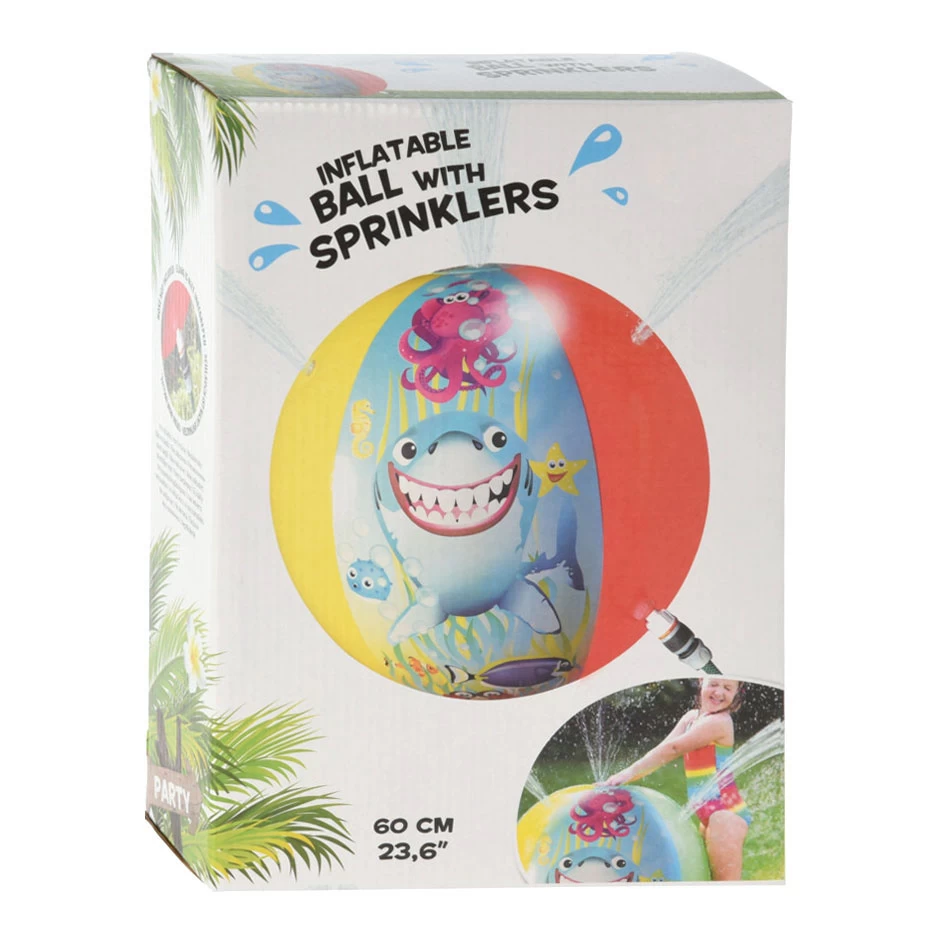 Water Spuitbal, 60cm. 4 Water Spuitbal, 60cm. - Afbeelding 2