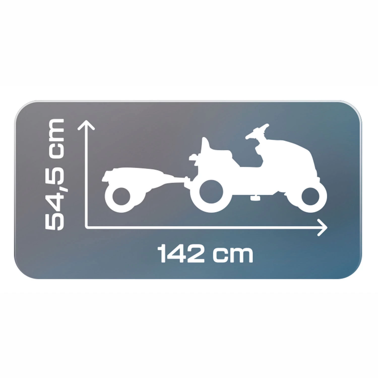 Smoby Farmer XL Traptractor Met Trailer Blauw 7 Smoby Farmer XL Traptractor Met Trailer Blauw - Afbeelding 5