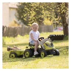 Smoby Farmer Max Traptractor Met Trailer Groen -Speelgoedwinkel Voor Buiten 1440747h