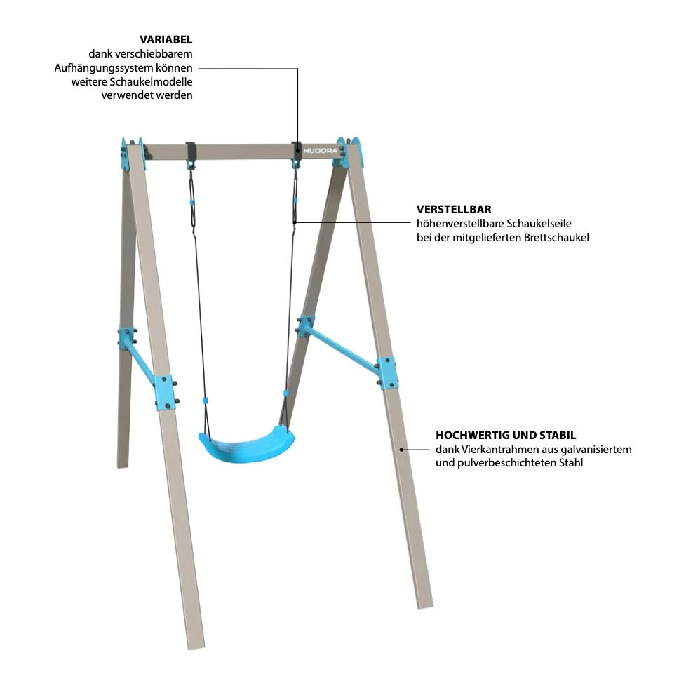 HUDORA Schommel Vario Basis 6 HUDORA Schommel Vario Basis - Afbeelding 4
