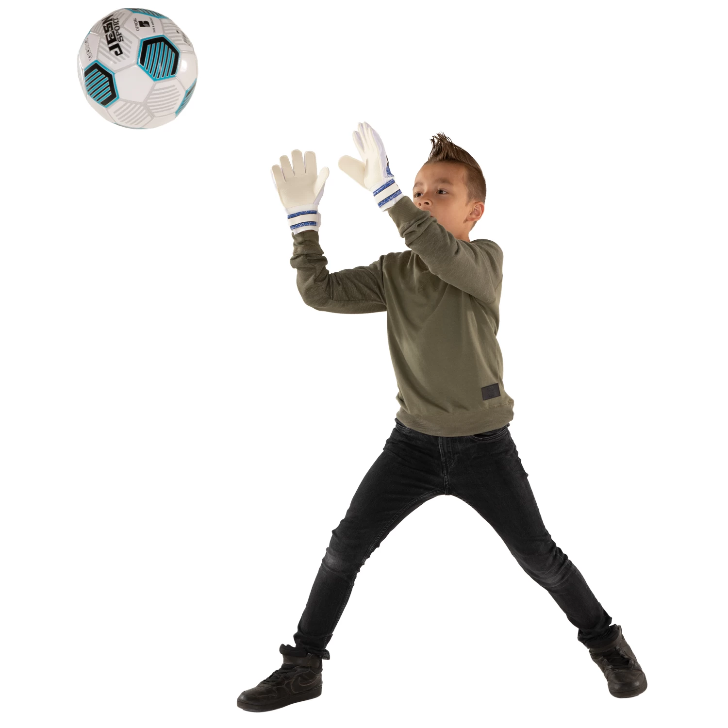 HUDORA Keepershandschoenen - Maat M 6 HUDORA Keepershandschoenen - Maat M - Afbeelding 4