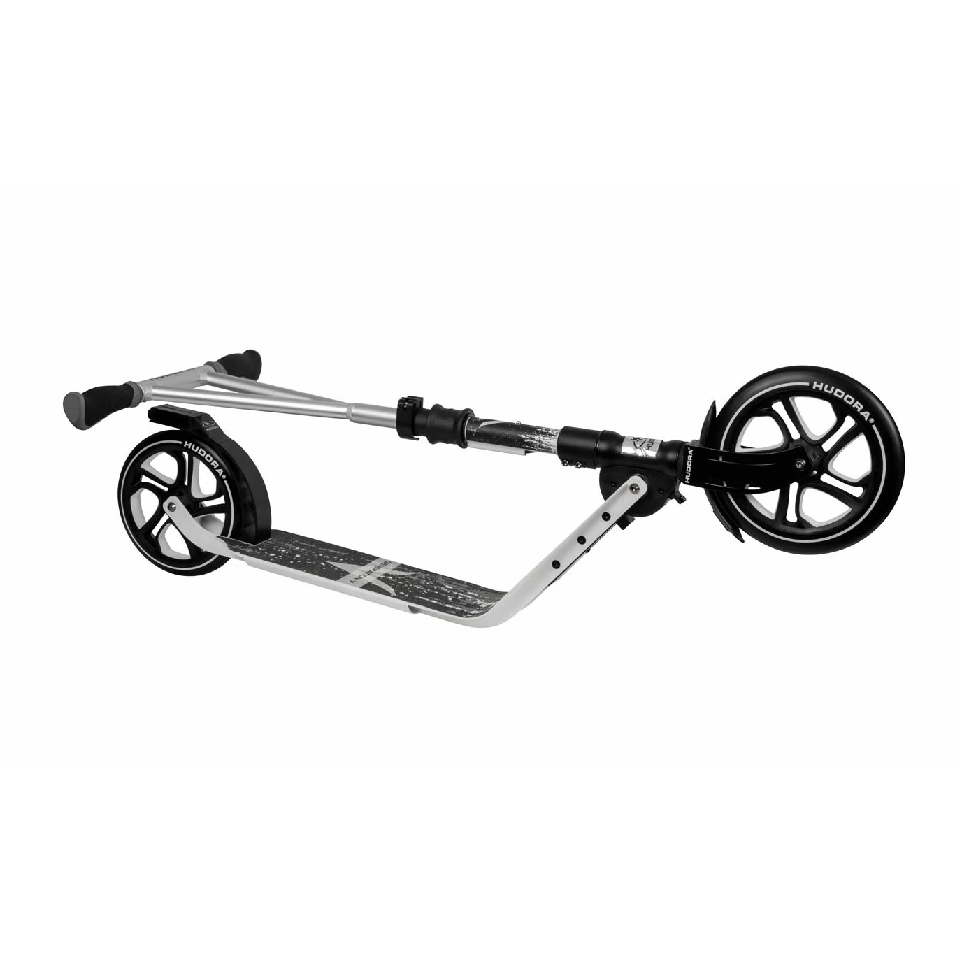 HUDORA Big Wheel 230 Step Met V-vormig Stuur - Wit 4 HUDORA Big Wheel 230 Step Met V-vormig Stuur - Wit - Afbeelding 2