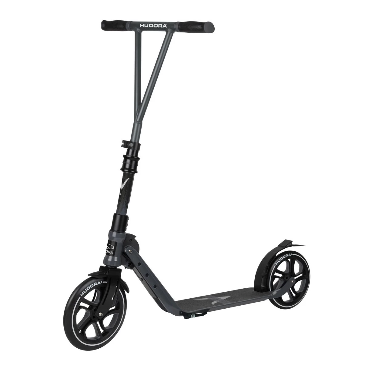 HUDORA Big Wheel 230 Step Met V-vormig Stuur - Antraciet 3 HUDORA Big Wheel 230 Step Met V-vormig Stuur - Antraciet