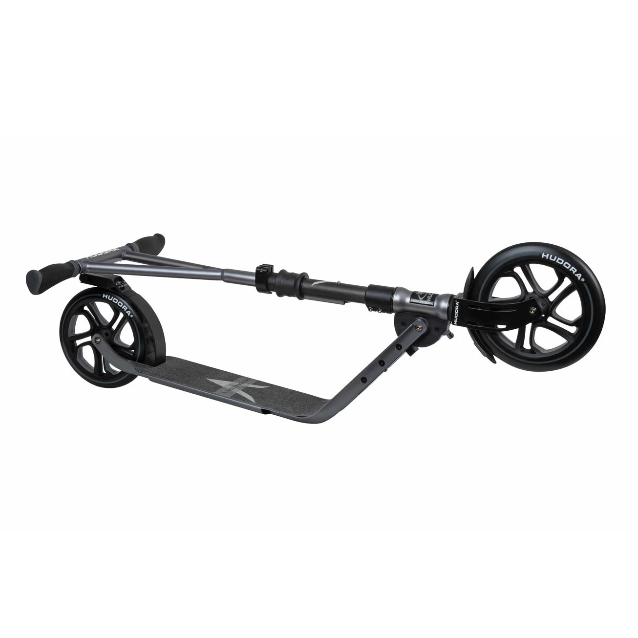 HUDORA Big Wheel 230 Step Met V-vormig Stuur - Antraciet 5 HUDORA Big Wheel 230 Step Met V-vormig Stuur - Antraciet - Afbeelding 3