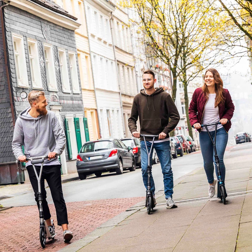 HUDORA Big Wheel 230 Step Met V-vormig Stuur - Antraciet 7 HUDORA Big Wheel 230 Step Met V-vormig Stuur - Antraciet - Afbeelding 5