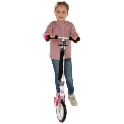 HUDORA Scooter Big Wheel Step RX205 - Wit/Roze 12 HUDORA Scooter Big Wheel Step RX205 - Wit/Roze -Speelgoedwinkel Voor Buiten 1490232z