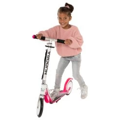 HUDORA Scooter Big Wheel Step RX205 - Wit/Roze 13 HUDORA Scooter Big Wheel Step RX205 - Wit/Roze -Speelgoedwinkel Voor Buiten 1490232z2