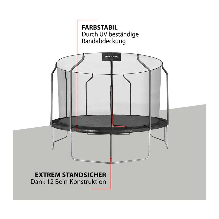 HUDORA First Trampoline 400V 6 HUDORA First Trampoline 400V - Afbeelding 4