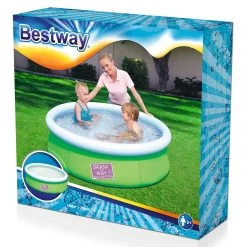 Bestway Zwembad Met Opblaasrand, 152cm 14 Bestway Zwembad Met Opblaasrand, 152cm -Speelgoedwinkel Voor Buiten 1980596c