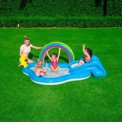 Bestway Playcenter Zwembad Regenboog, 257x145x91cm -Speelgoedwinkel Voor Buiten 1980614f
