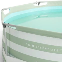 Swim Essentials Luxe Groen Gestreept Zwembad Rond -Speelgoedwinkel Voor Buiten 1985083d1