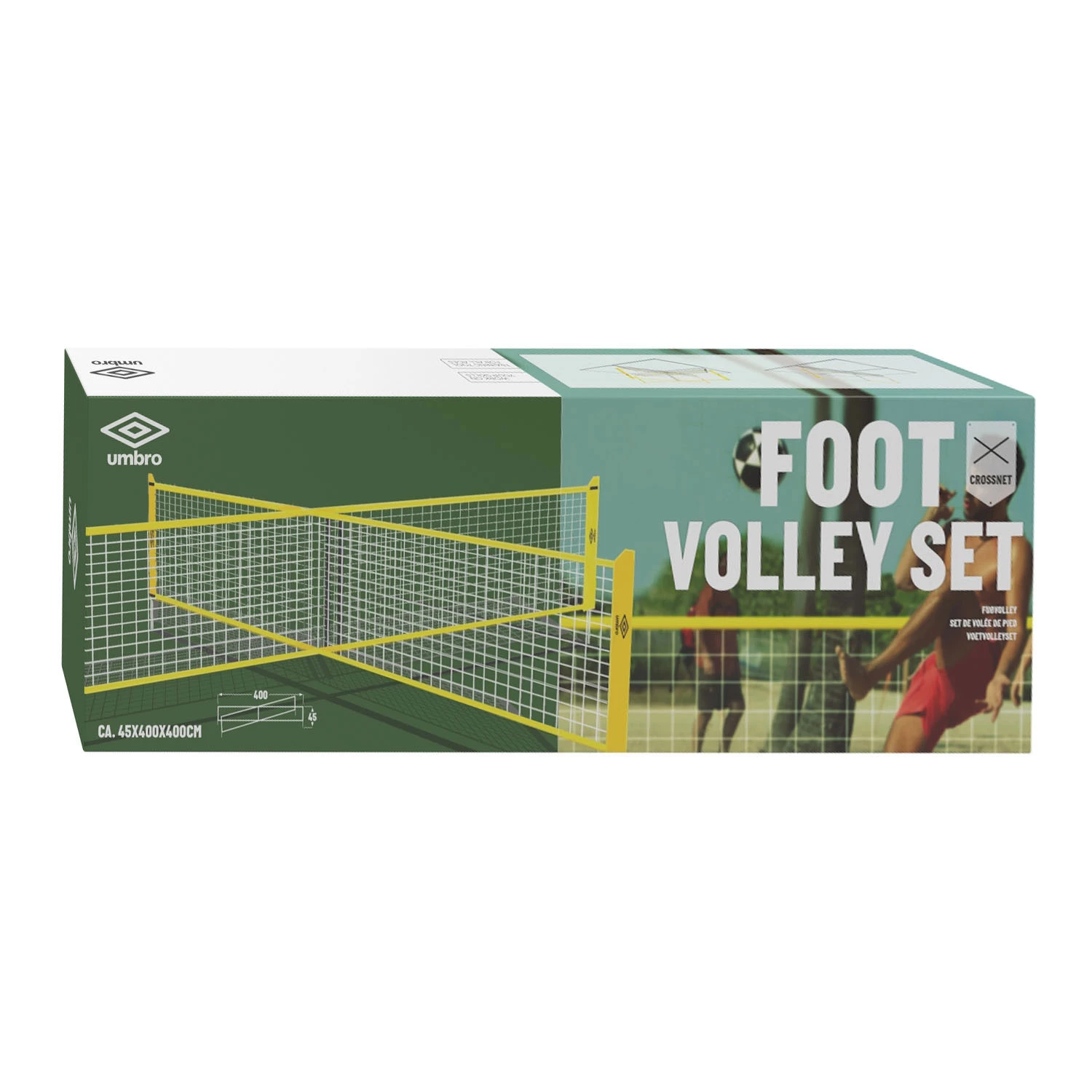 Umbro Foot Volley Voetbal Set, 19dlg. 4 Umbro Foot Volley Voetbal Set, 19dlg. - Afbeelding 2