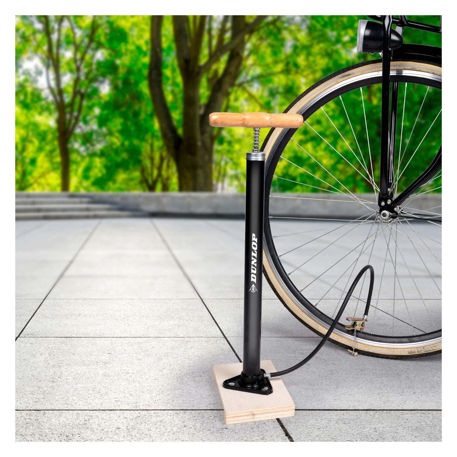 Dunlop Klassieke Fietspomp 6Bar 7 Dunlop Klassieke Fietspomp 6Bar - Afbeelding 5