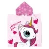 Handdoek Poncho Unicorn Love, 55x110cm -Speelgoedwinkel Voor Buiten 3531534b