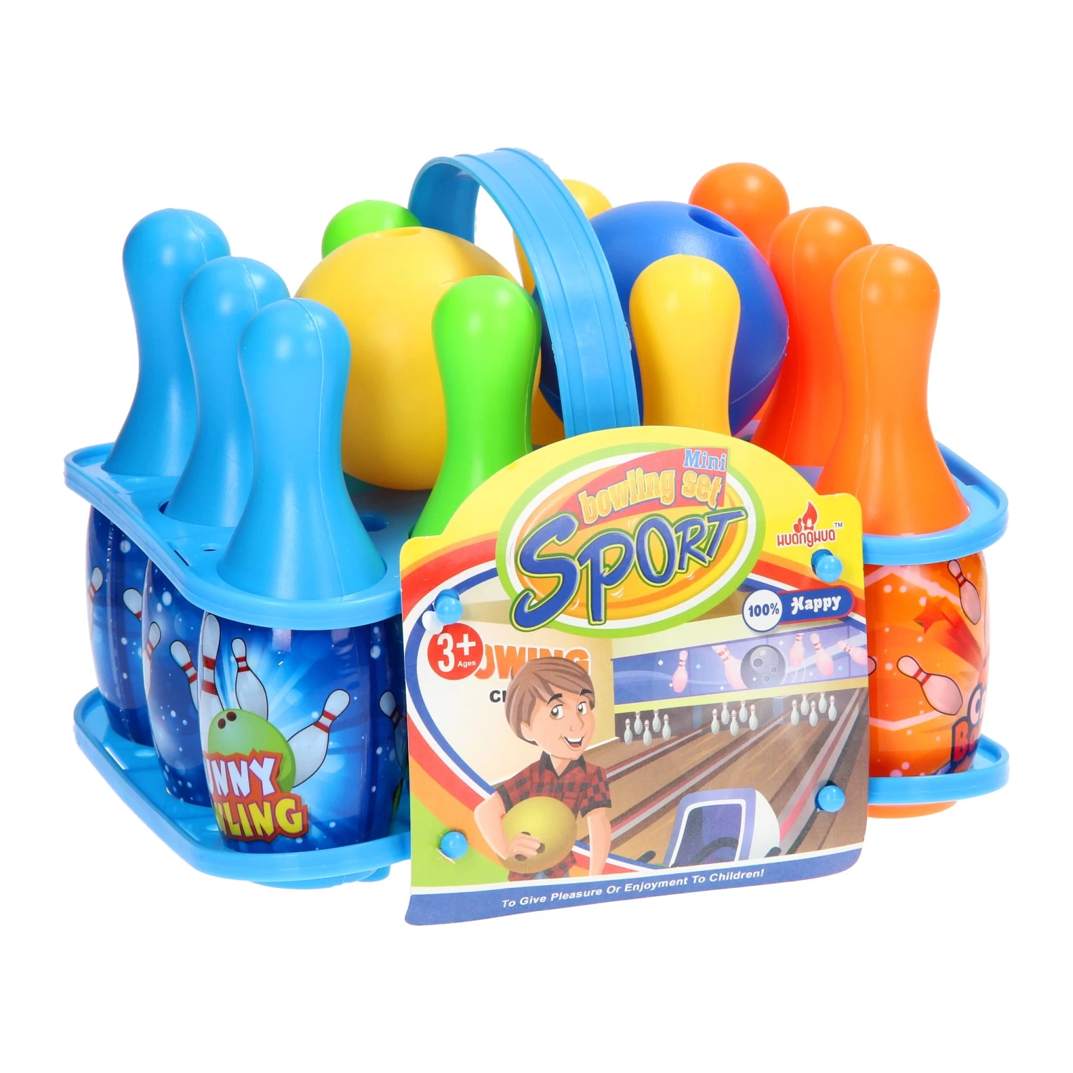 Gekleurde Bowlingset 3 Gekleurde Bowlingset
